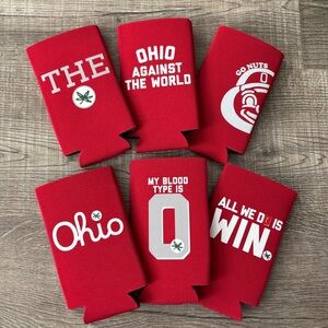 ⭕️🏈🏟 Ohio State Koozies for Bottle or Slim Can